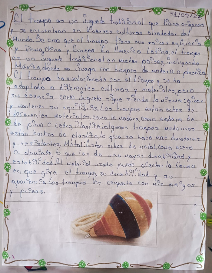 carta los trompos